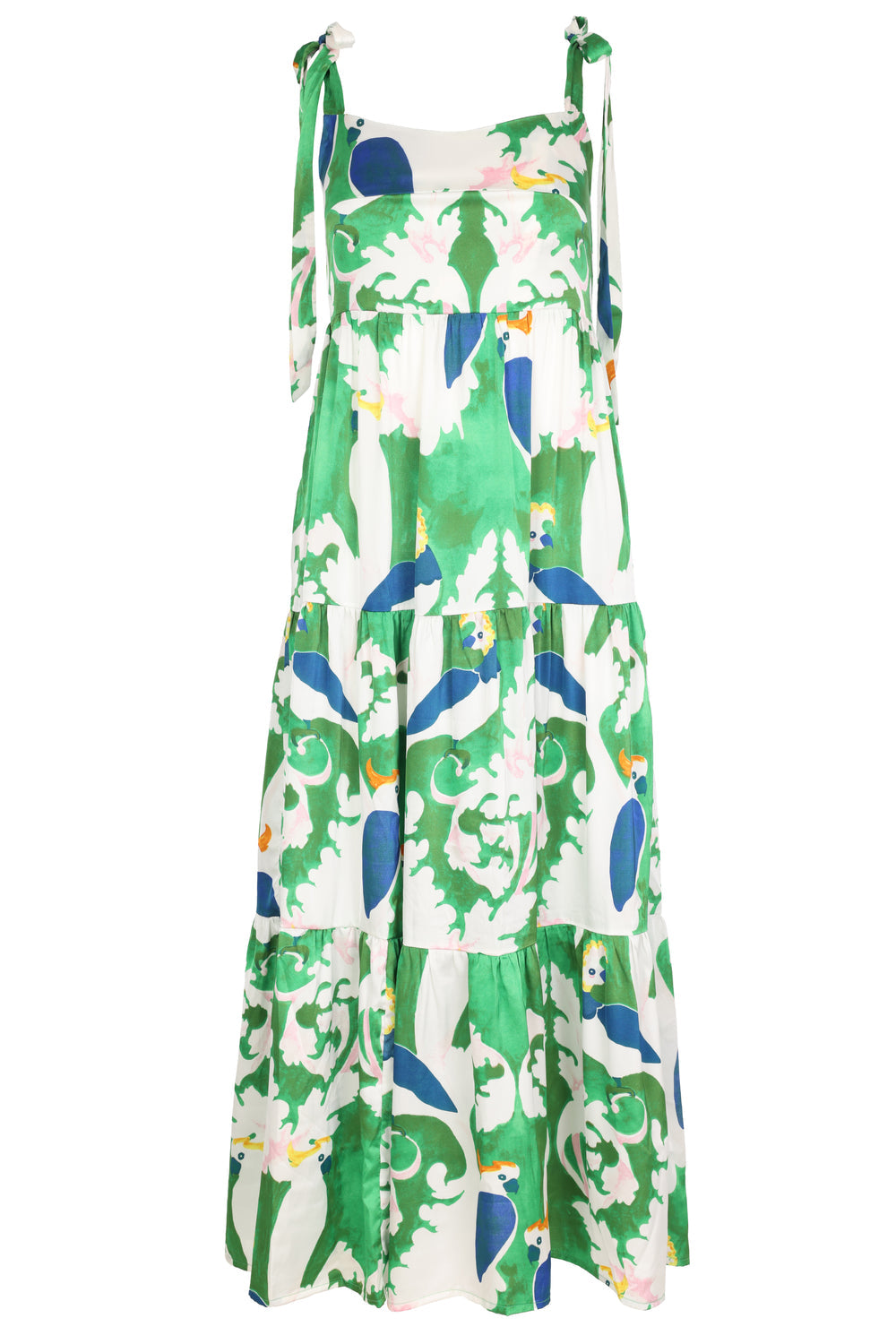 Traffic People - Parrot Green Lily Dress