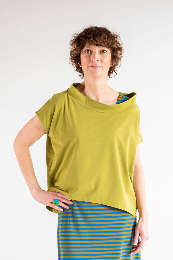 Neirami - Audrey Neck T-Shirt - Green