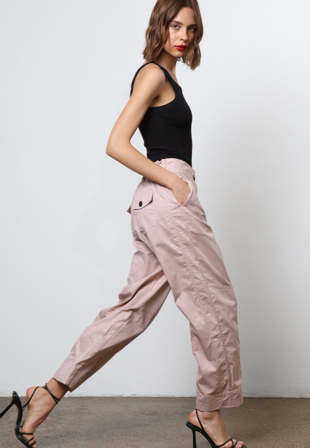 Religion Vivid Trousers - Dusty Pink