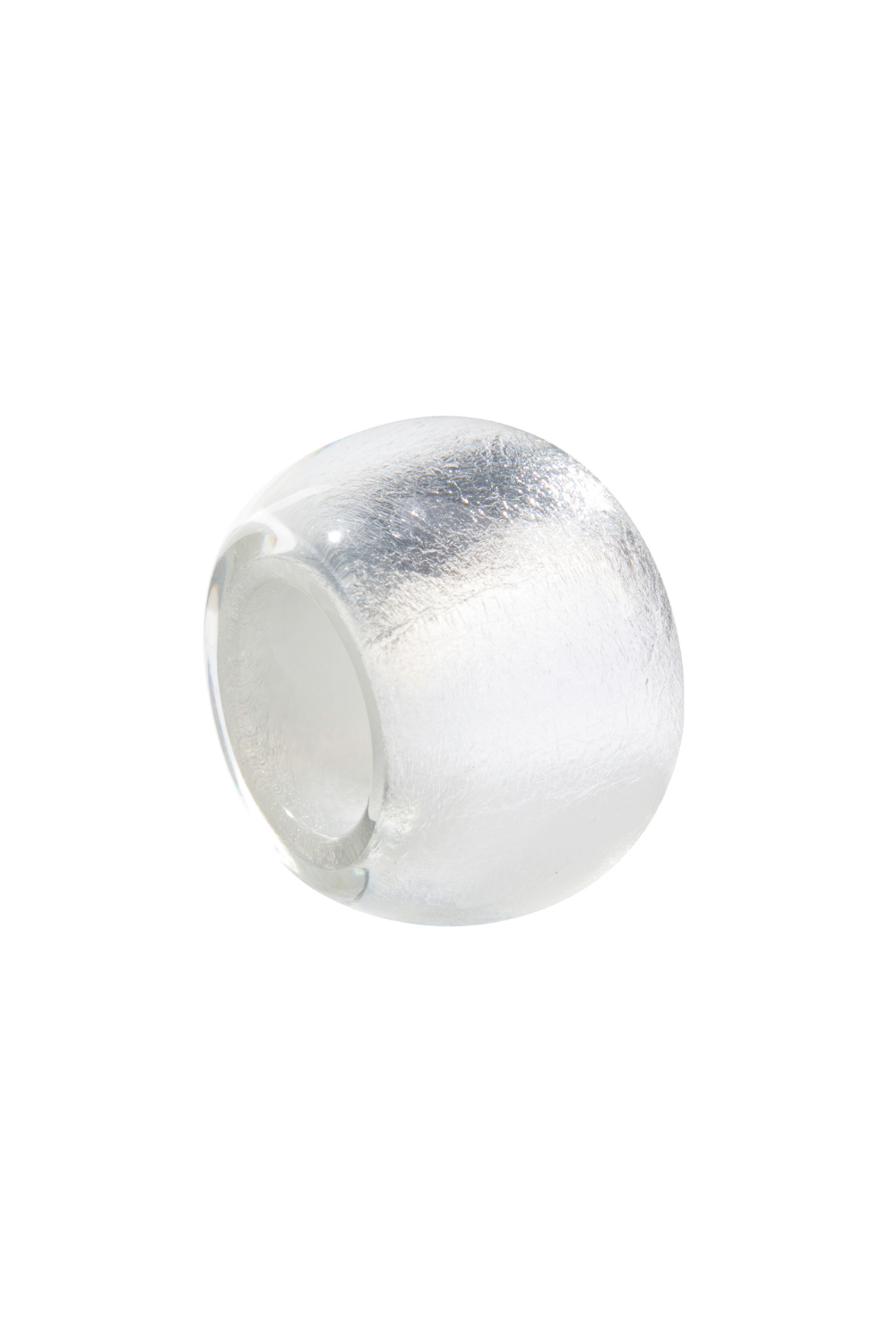 Bliss by Zsiska - Petite Bead - GLAM - Silver Foil Bead SBSFO