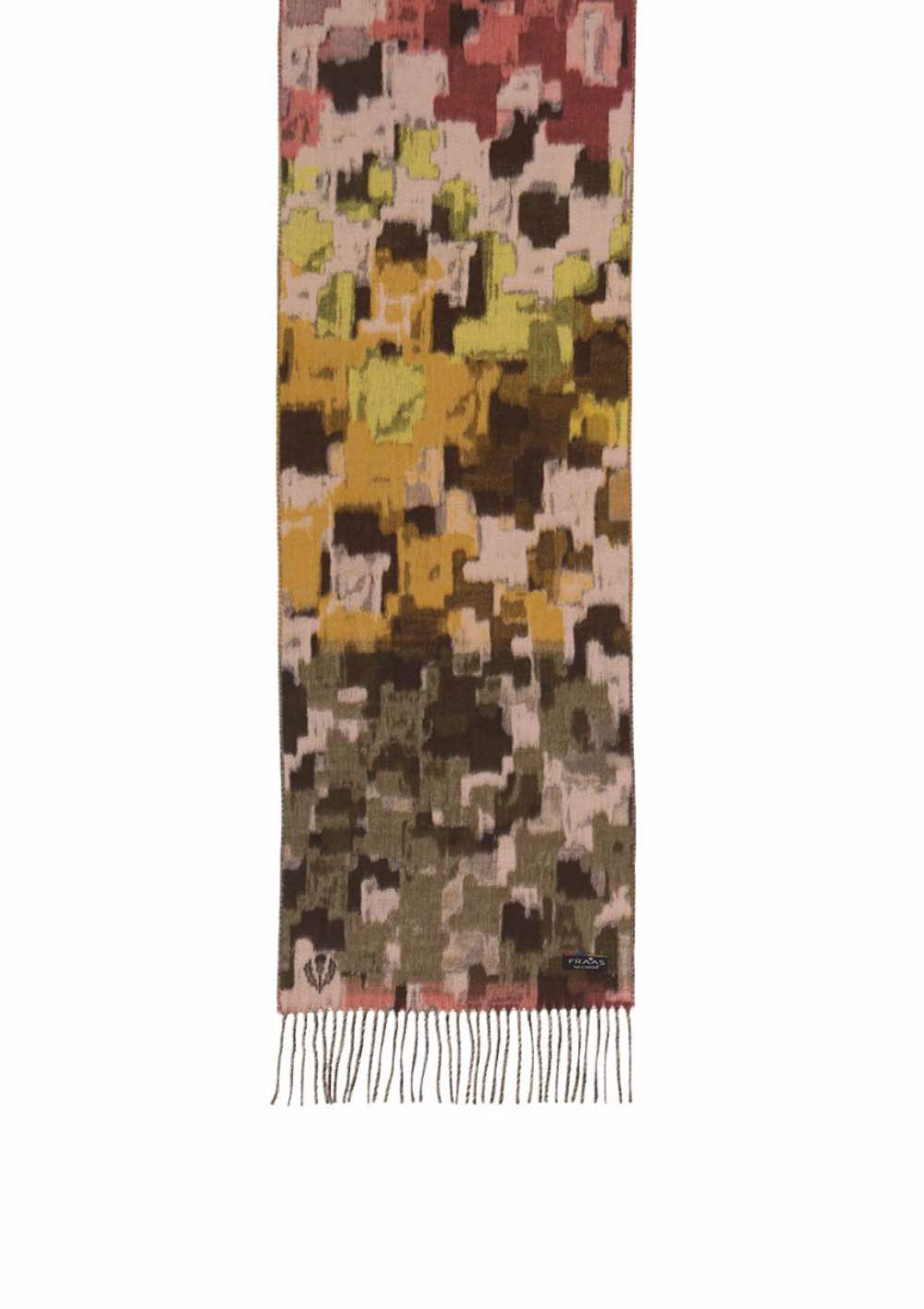 fraas-womens-cashmink-scarf-in-modern-geo-weave-safari-green