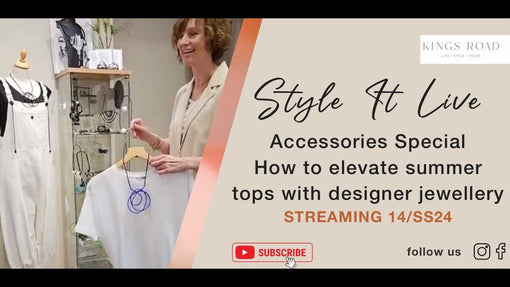 How to Elevate Summer Tops with Designer Jewellery including Samuel Coraux at Kings Road Fashions