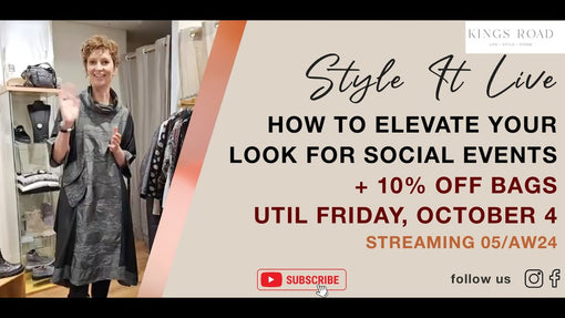 Kings Road Fashions Presents: Elevate Your Look for Social Events - Style It Live AW24