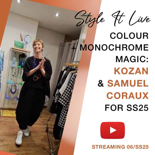 Popping-Colours-and- Monochrome-Magic-Kozan & Samuel-Coraux-SS25-Collection-kings-road-fashions-style-it-live