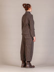 Mama B - Women's BIMIRA JQ Trousers in Notte Small Check