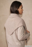 Fynch Hatton Women's Merino Triangle Scarf Urban Taupe