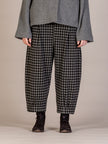 Mama B - Women's BIANCO JQ Trousers in Grigio Big Check