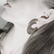 DNSK - Alaya Chunky Flat Hoop Silver