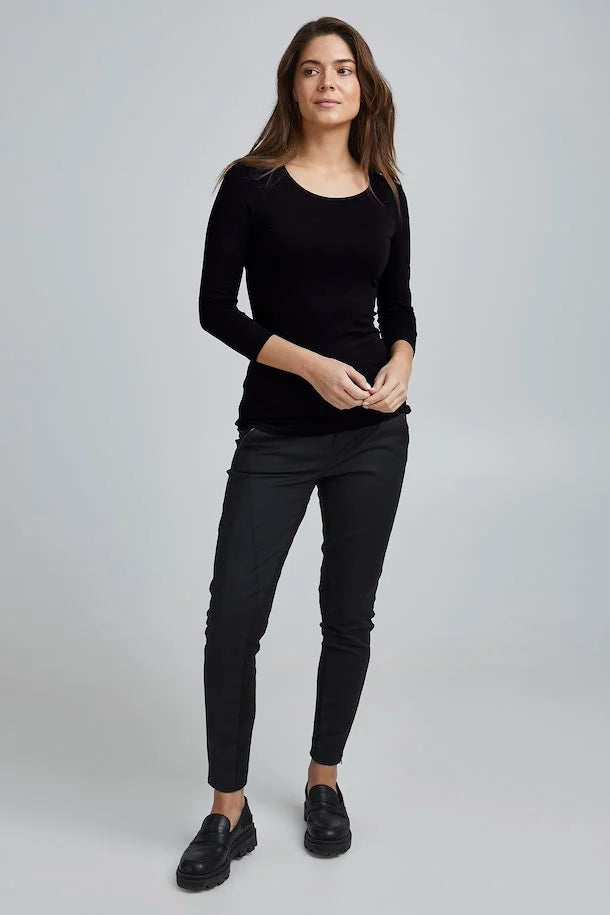 Fransa - Kiksen T-Shirt - Black