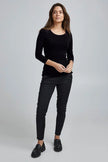 Fransa - Kiksen T-Shirt - Black