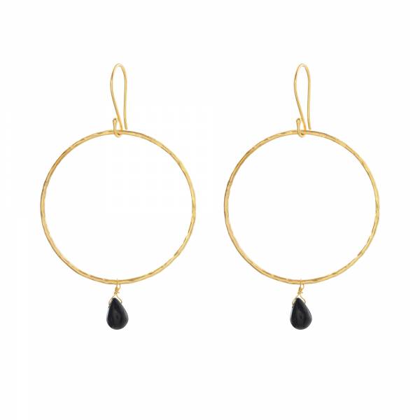 A Beautiful Story - Embrace Garnet Gold Earrings