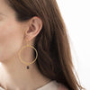 A Beautiful Story - Embrace Garnet Gold Earrings