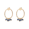 A Beautiful Story - Serenity Lapis Lazuli Gold Earrings