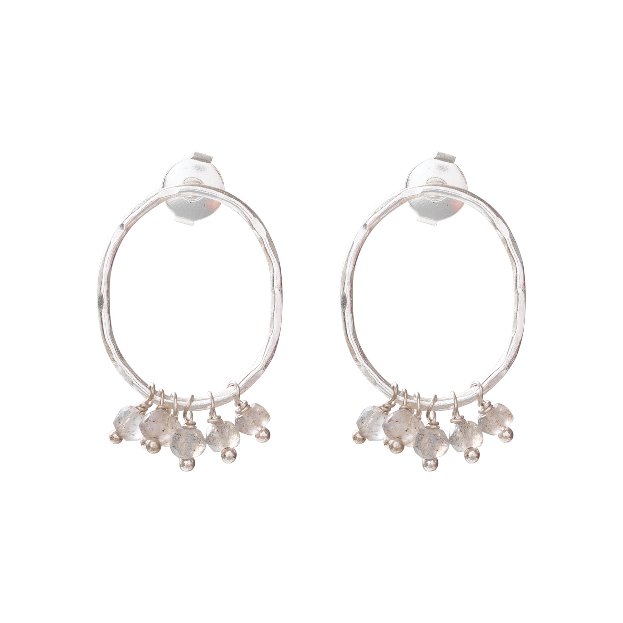 A Beautiful Story - Serenity Labradorite Silver Earrings