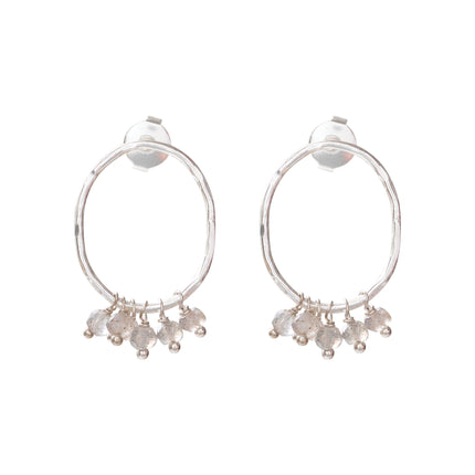 A Beautiful Story - Serenity Labradorite Silver Earrings