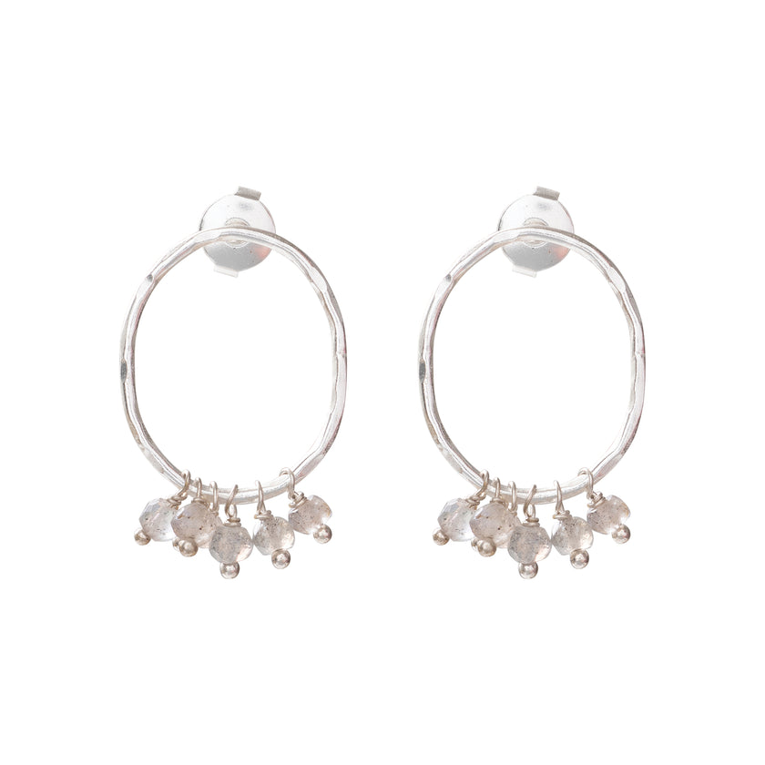 A Beautiful Story - Serenity Labradorite Silver Earrings