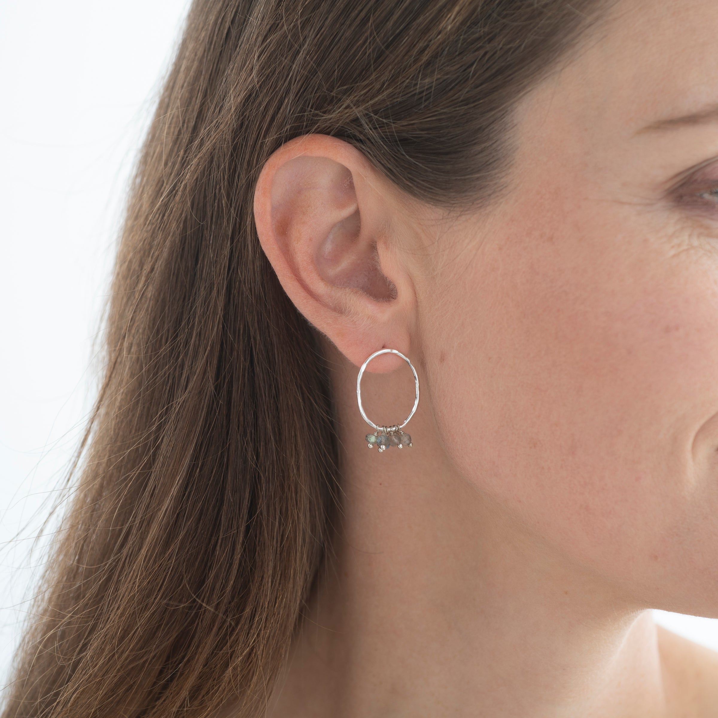 A Beautiful Story - Serenity Labradorite Silver Earrings