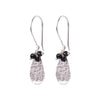 A Beautiful Story - Intention Black Onyx Silver Plated Earrings