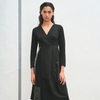 Amma Paxton Mix Fabric Dress