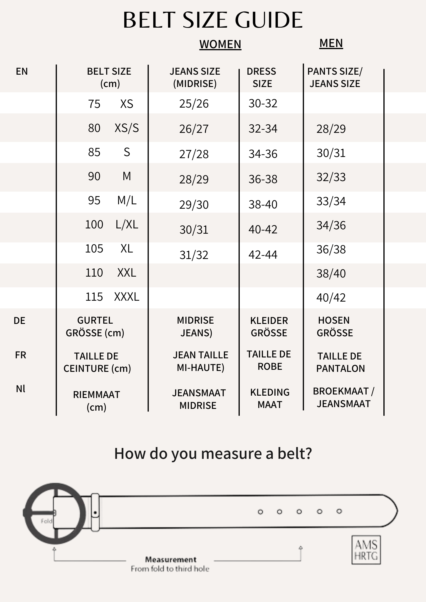 Amsterdam-Heritage-Belt-SIze Chart