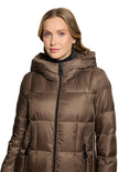 Betty Barclay Women's Down Filled Quilted Coat in Portabella 7102 1550 7459 at Kings Road Fashions, Leighton Buzzard
