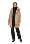 Betty Barclay Women's Faux Fur Coat in Classic Bronze 7191 1540 7460 at Kings Road Fashions, Leighton Buzzard, UK