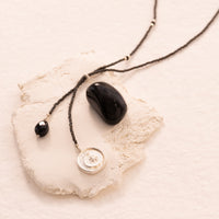 A Beautiful Story - Purpose Black Onyx + Silver Necklace