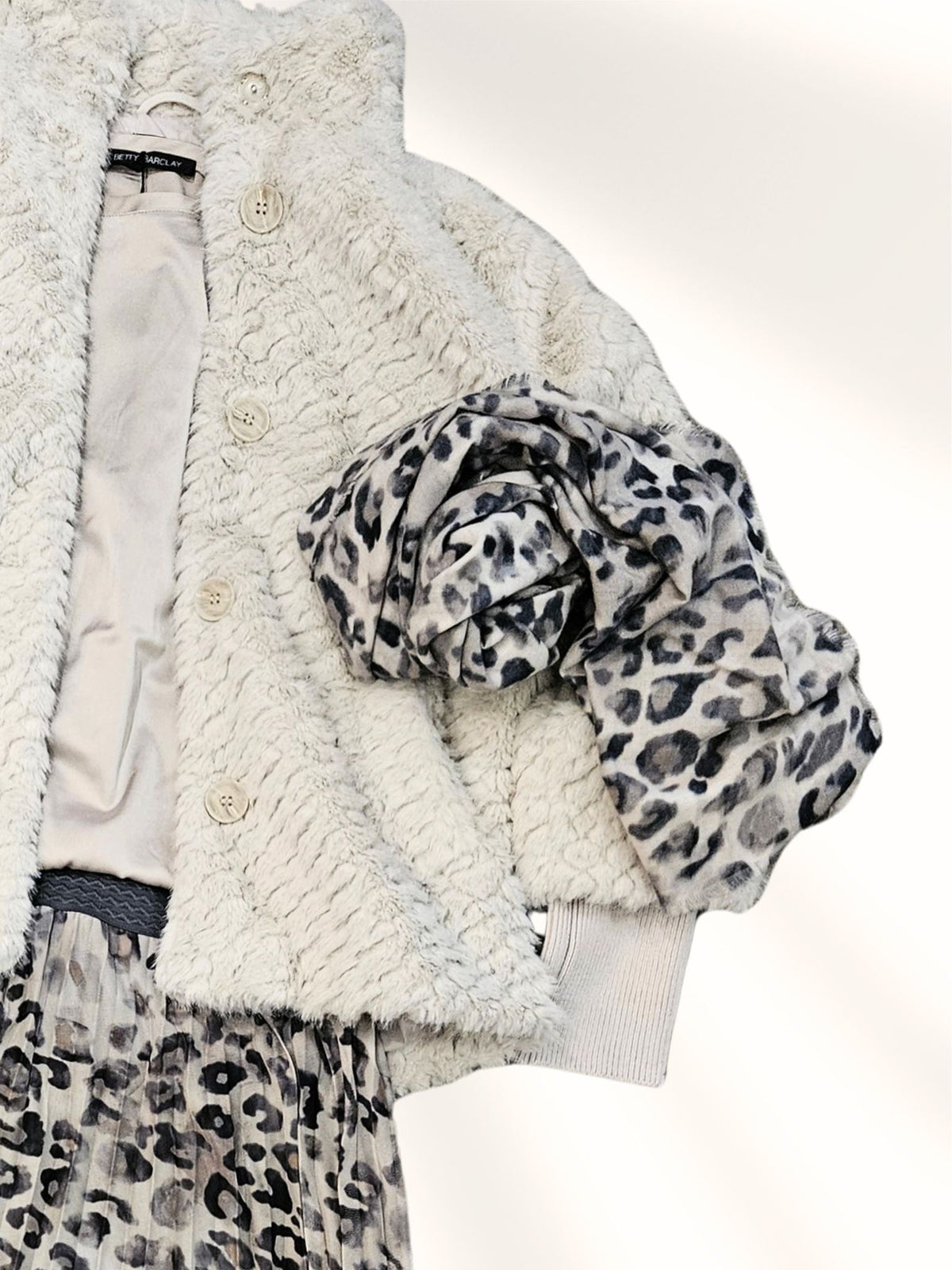 Betty Barclay Animal Print Scarf