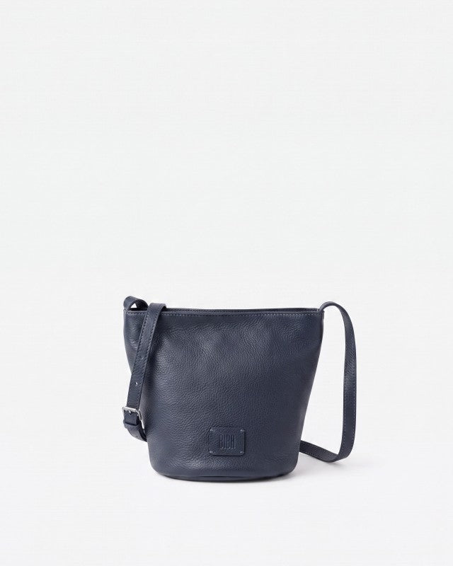 Biba - Leather Cross Bag Chester TB CET1L - Navy Blue at Kings Road Fashions, Leighton Buzzard, UK