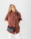 Biba - Leather Cross Bag Chester TB CET3L - Burgundy at Kings Road Fashions, Leighton Buzzard, UK