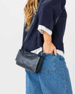 Biba - Leather Cross Bag Chester TB CET3L - Navy Blue at Kings Road Fashions, Leighton Buzzard, UK
