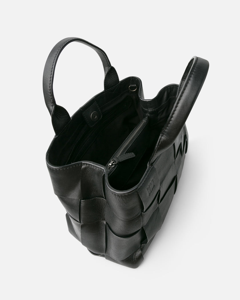 Biba - Women's Wann Black Leather Cross Body Bag WAN1L at Kings Road Fashions, Leighton Buzzard, UK