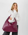 Biba - Women's Vienna Purple Leather Shoulder Bag VIE1L at Kings Road Fashions, Leighton Buzzard, UK