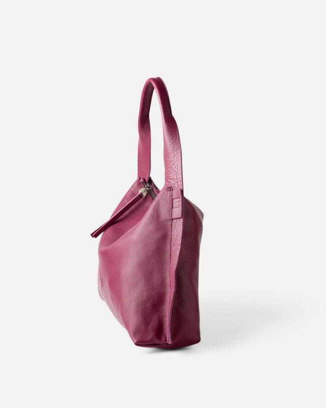 Biba - Women's Vienna Purple Leather Shoulder Bag VIE1L at Kings Road Fashions, Leighton Buzzard, UK