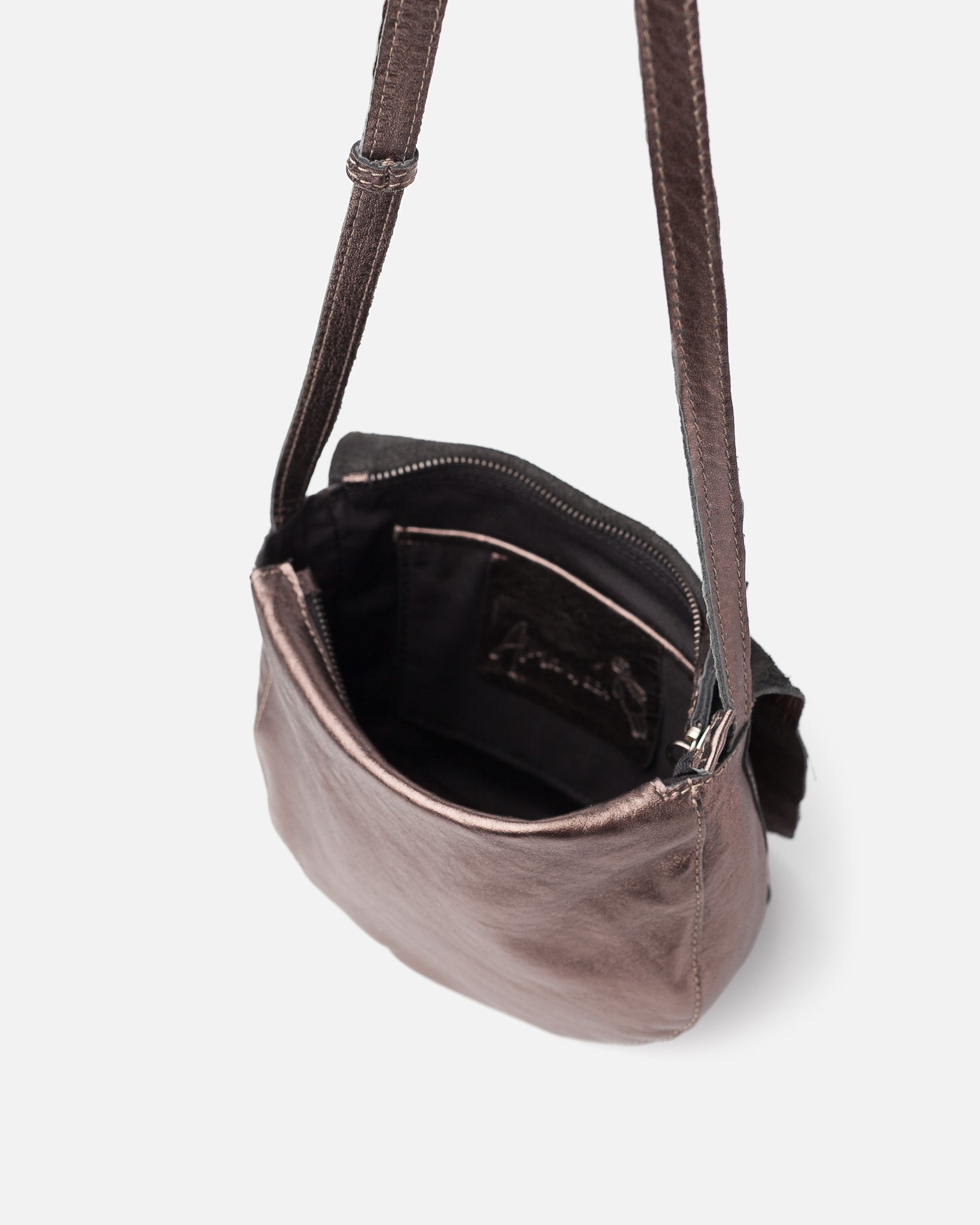 Biba -  Metallic Curved Lines Cross Body Bag