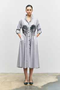 Bize-Women-s-SilverGrey-Dress-in-Cotton-25SS-BZ2054-3