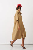 Bize - Women's -A-Line- Funnel -Neck -Tunic -Dress - BZ2131 - Craft-1