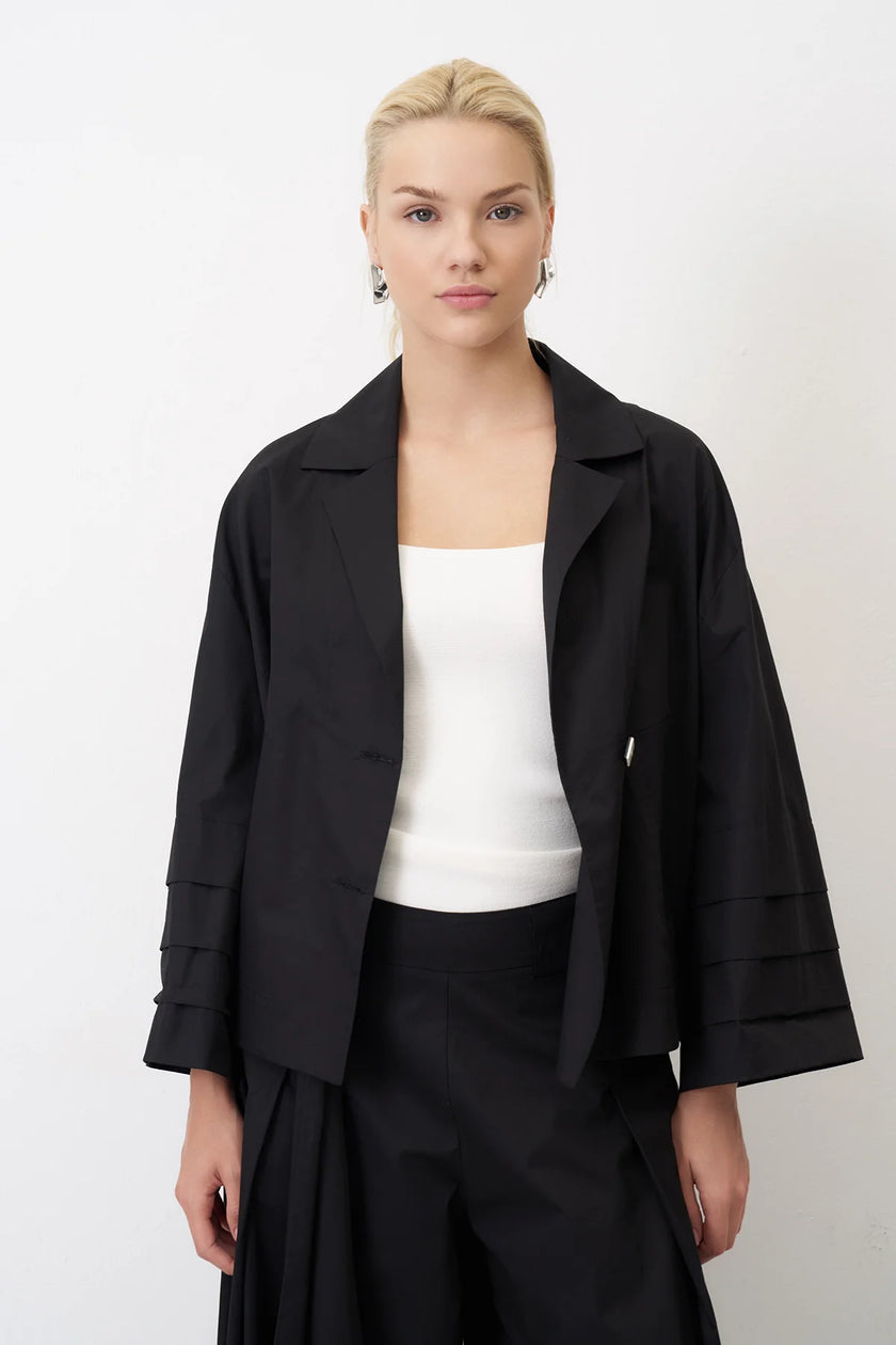 Bize - Women's -Deconstructed -Jacket - BZ1122 - Black-0