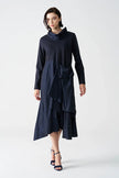 Bize Women's Franklin Midnight Jersey + Taffeta Dress BZ2181 at Kings Road Fashions, Leighton Buzzard UK