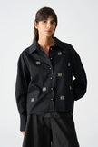 Bize Women's Embellished Blouse BZ419 - Black at Kings Road Fashions, Leighton Buzzard, UK