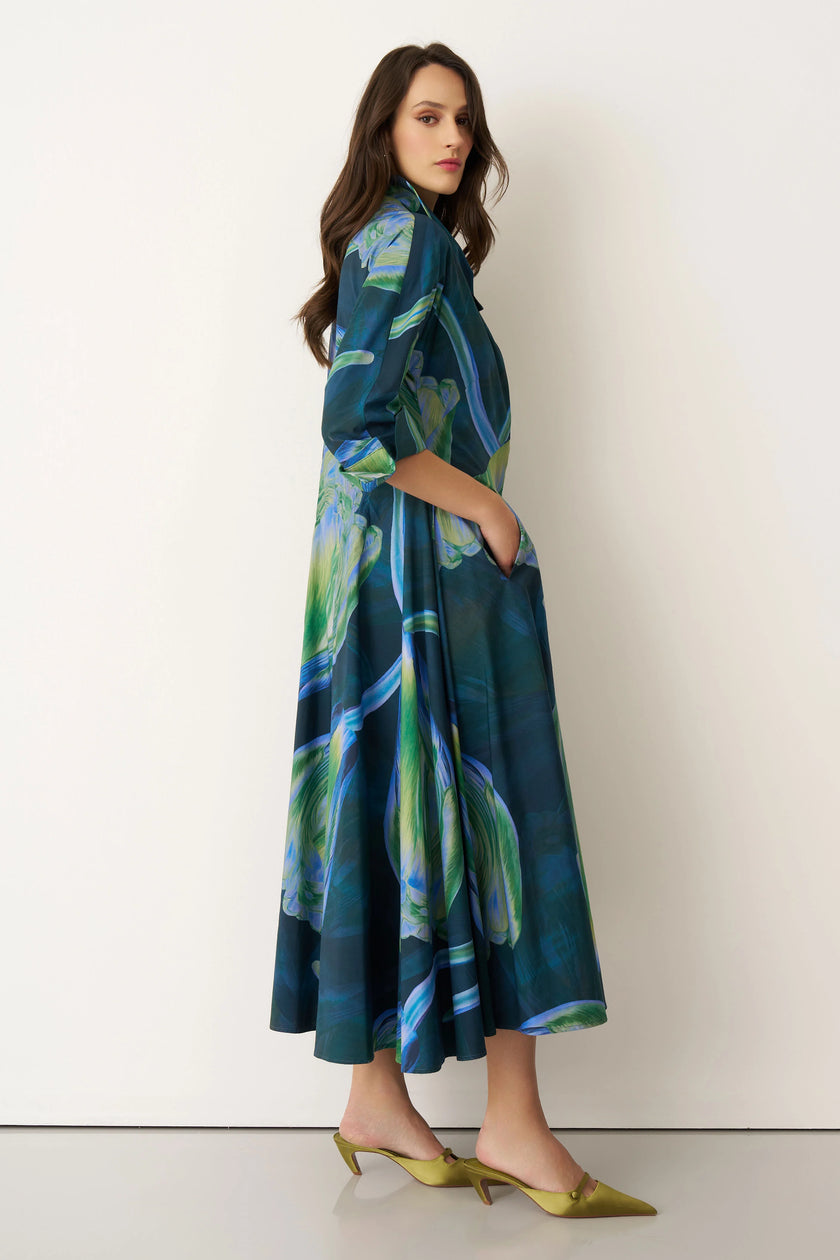Bize - Women's Aegina Tulip Print Dress BZ21462009
