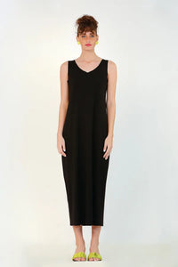 Bize-womens-Black-Jersey-Dress-25SS-BZ2945