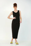 Bize-womens-Black-Jersey-Dress-25SS-BZ2945