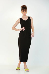 Bize-womens-Black-Jersey-Dress-25SS-BZ2945