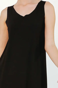 Bize-womens-Black-Jersey-Dress-25SS-BZ2945