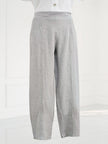 Blueberry -SS26- Womens -Linen -Balloon -Trousers -SILVER - 9731-Kings-Road-Fashions
