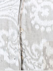 Blueberry - Women's- Korean- Collar- Linen -Shirt -SILVER -with -WHITE- BATIK- PRINT - 9737 - 8-1