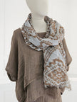 Blueberry -SS26- Women's -2- Layers -Linen -Gauze- Top -FANGO- 26254-Kings-Road-Fashions