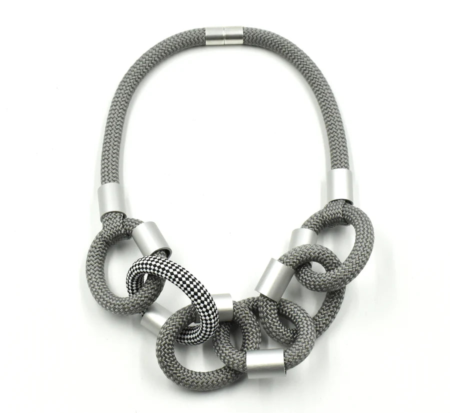 Christina Brampti Beyond Simplicity Olympic Loop Cord Necklace K2112