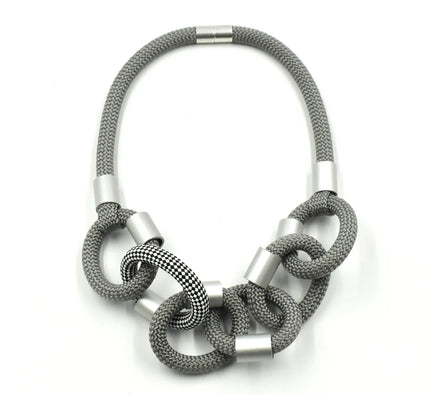 Christina Brampti Beyond Simplicity Olympic Loop Cord Necklace K2112